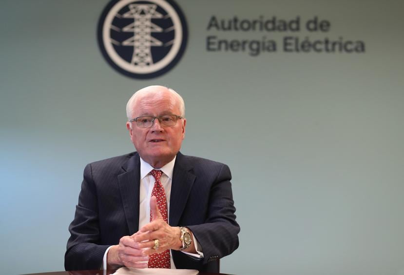 El principal oficial ejecutivo de la Autoridad de Energía Eléctrica (AEE), Walter Higgins, durante una entrevista con El Nuevo Día. (GFR Media)