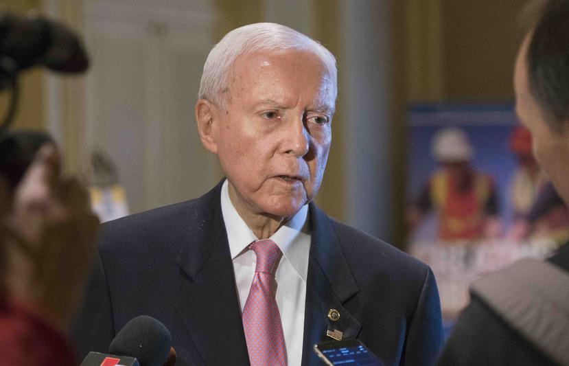 Orrin Hatch, Chairman of the Congressional Task Force on Economic Growth in Puerto Rico. (AP)