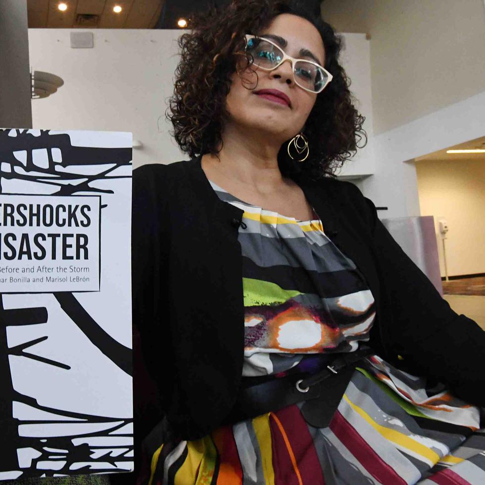 La antropóloga Yarimar Bonilla, directora interina del Centro de Estudios Puertorriqueños.
