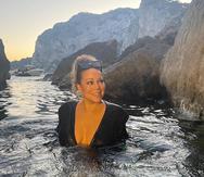 La cantante Mariah Carey disfrutó de sus vacaciones junto a su familia, en la isla de Capri, en Italia.