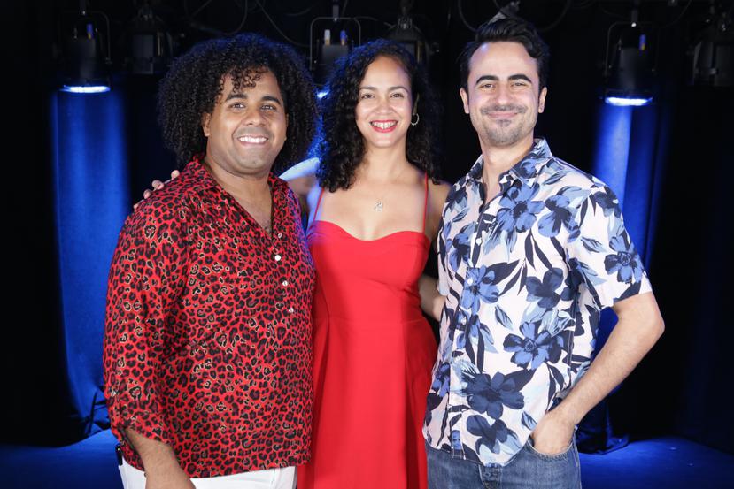 De izquierda a derecha, Kiko Blade, Naima Rodríguez y Esteban Ruíz, de Teatro Breve, quienes se presentarán en el Festival de la Comedia en Bayamón.