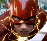 Ezra Miller interpreta al superhéroe de  DC Comics "The Flash" en la cinta del mismo nombre.
