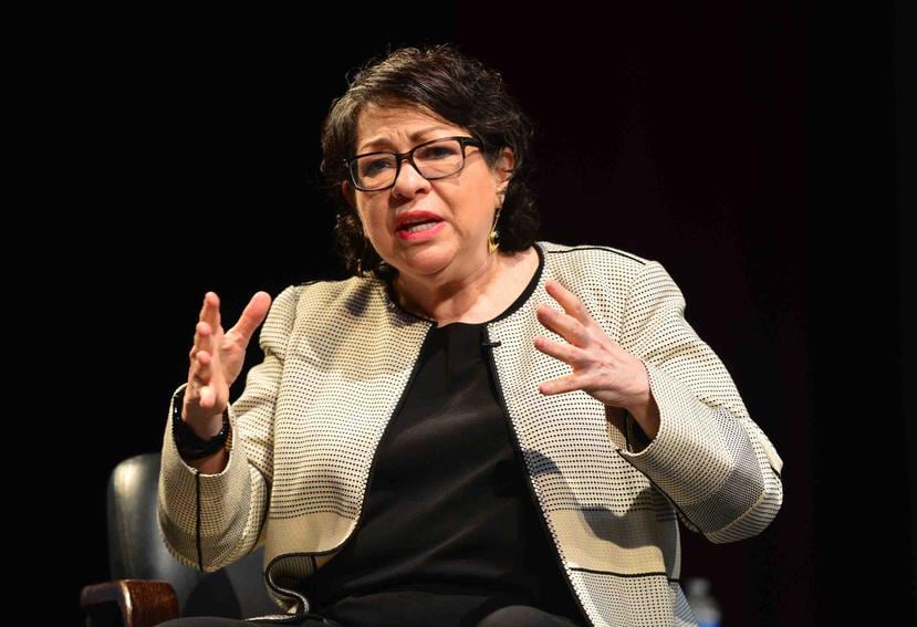 La jueza Sonia Sotomayor.