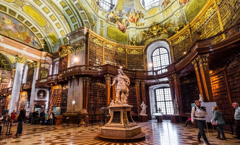 La Biblioteca Nacional de Austria es una joya escondida en este país europeo. (Suministrada)