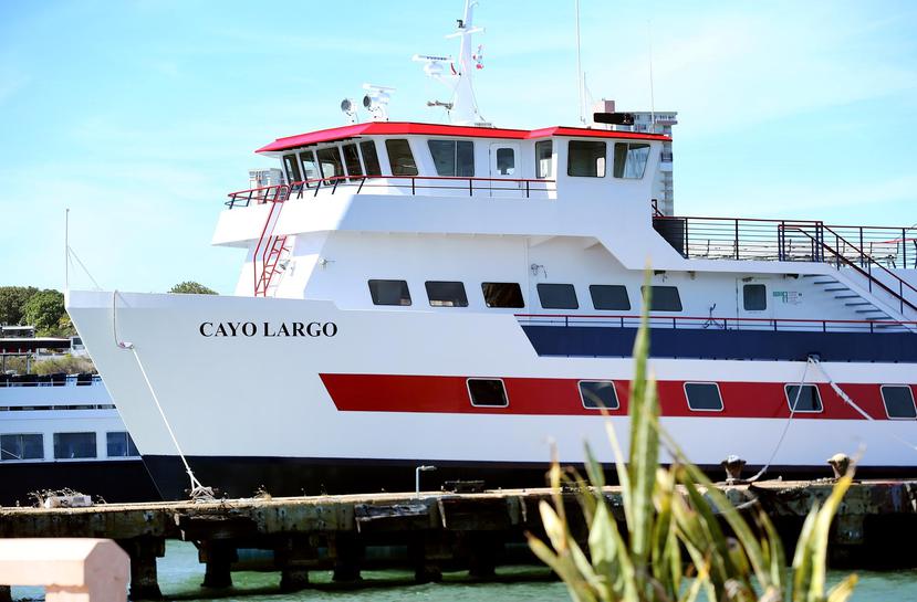 La embarcación Cayo Largo es una de las dos lanchas que puede transportar carga a Vieques y Culebra. (GFR Media)