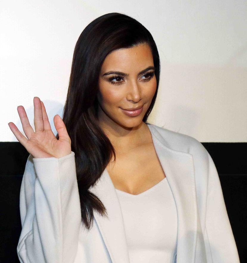 Kim Kardashian presume en sus redes sociales a la nueva integrante de la familia. (AP)