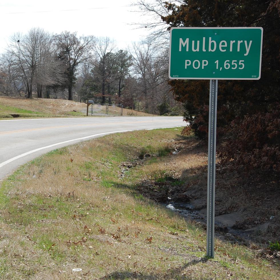 Foto tomada cerca del poblado Mulberry en Arkansas.