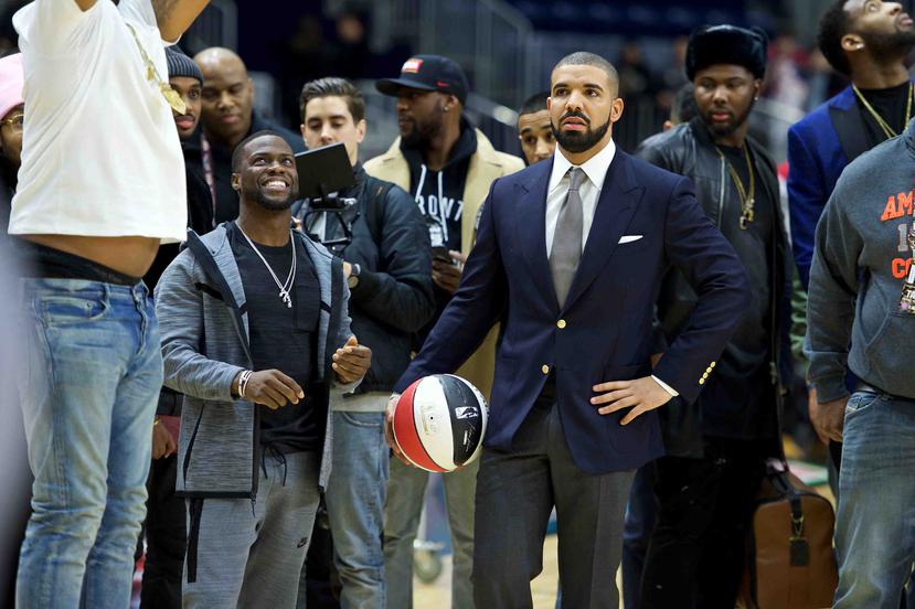 Drake sirve como embajador global para los Raptors de Toronto. (AP)