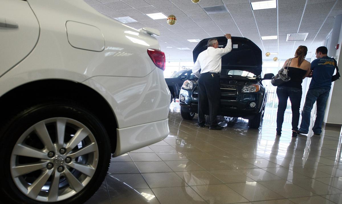 New car sales decline during the first four months of the year