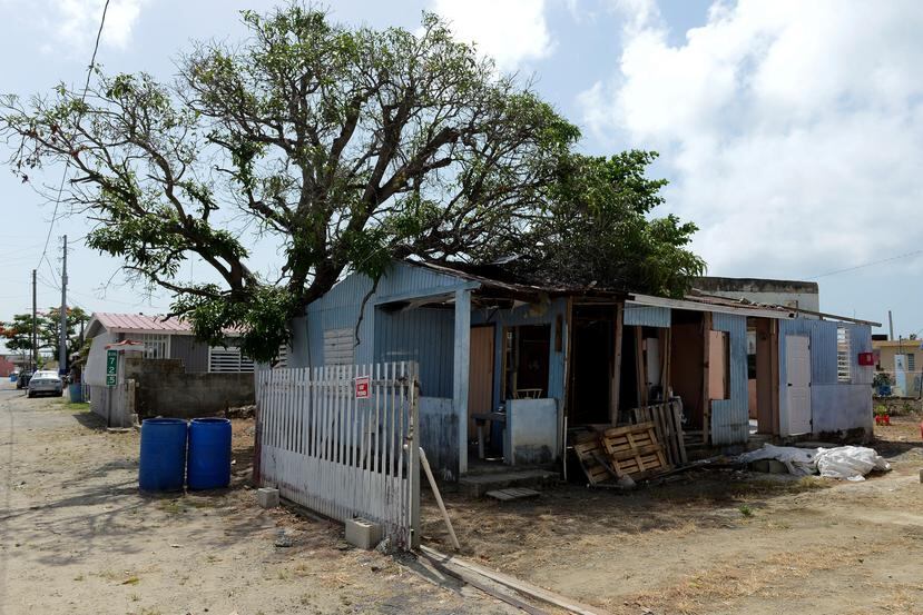 La comunidad de Punta Santiago fue una de las más afectadas por el huracán María, uno de los primeros sectores que tocó el ciclón en su paso por la isla.