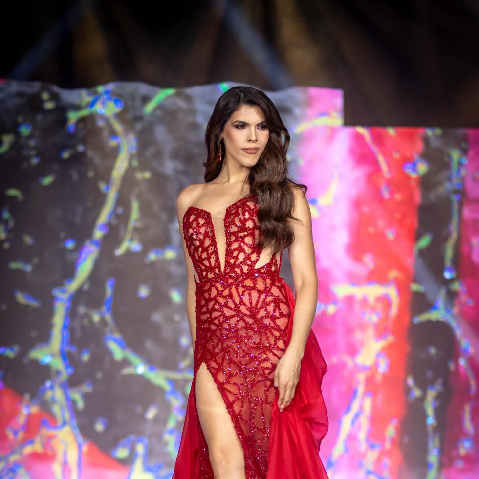 Daniela Arroyo cuando representó a Cabo Rojo en Miss Universe Puerto Rico.