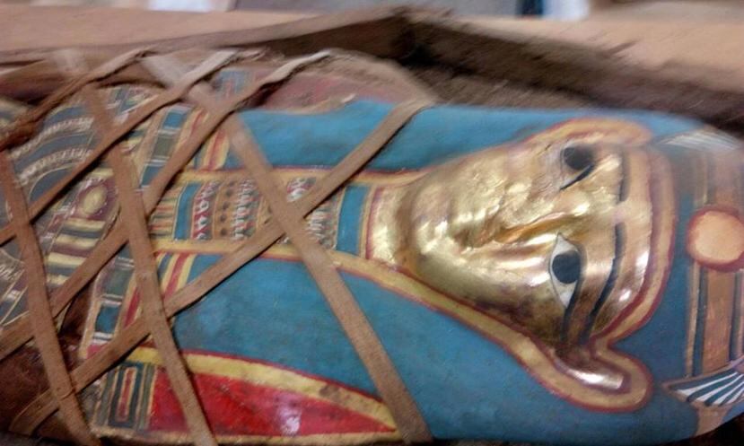 Imagen del hallazgo suministrada por el Ministerio egipcio de Antigüedades (Facebook).
