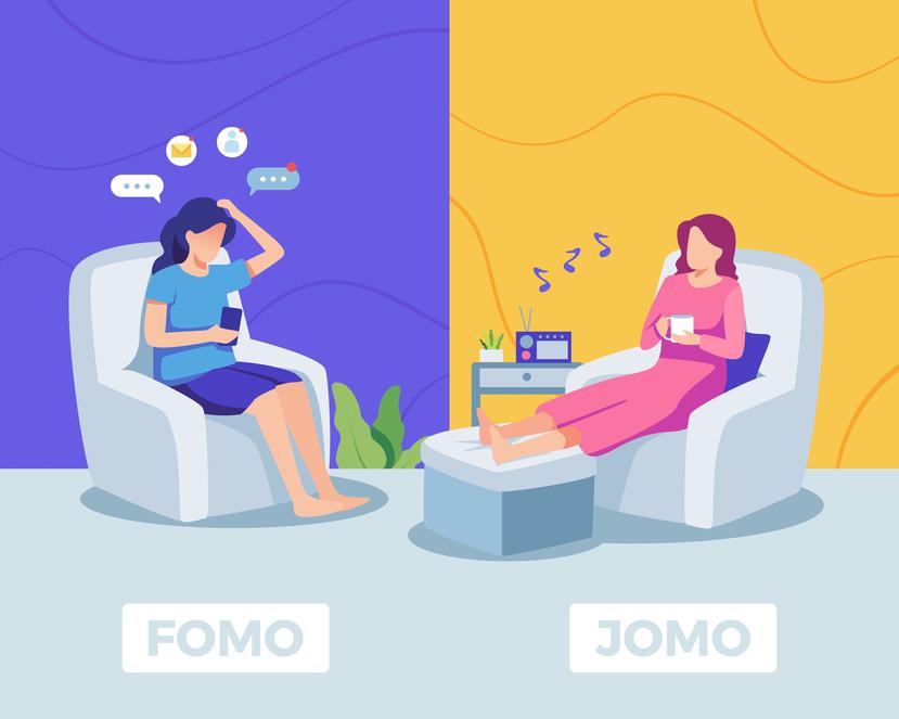 Tanto el FOMO como el JOMO son dos conceptos modernos que muestran la manera en que las personas reaccionan a la vorágine de la tecnología y las redes sociales.