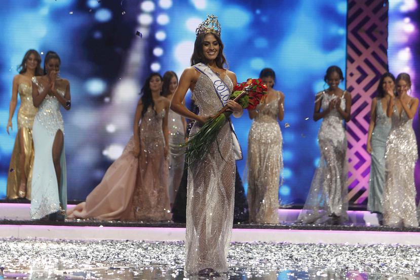La nueva Miss Colombia, Valeria Morales Delgado, es estudiante de comunicación.  (EFE)