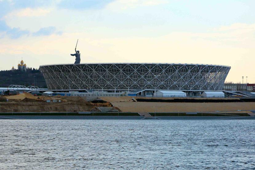 La Arena Volgogrado se construyó sobre un campo de batalla. (AP / Dmitriy Rogulin)