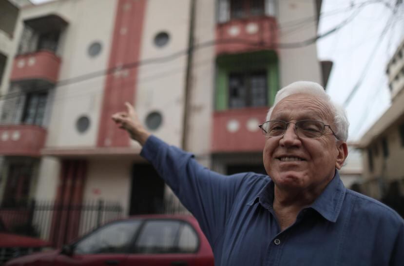 Antonio Cabán Vale señala la vivienda donde escribió “Verde luz”, considerada el segundo himno de Puerto Rico.