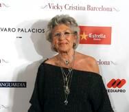 La actriz Pilar Bardem participó en numerosas series de televisión y más de 80 largometrajes.