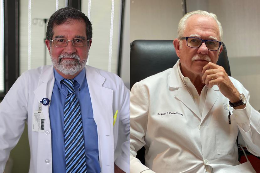 Los doctores Fernando Cabanillas y Javier Morales.