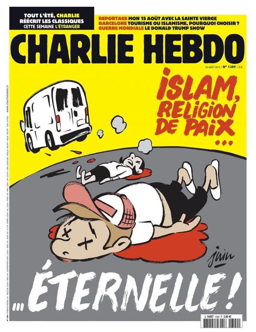 “El Islam es una religión de paz... eterna", publicó Charlie Hebdo y desató la polémica.
