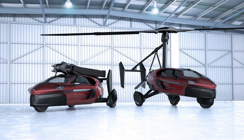 Este modelo es uno de los primeros automóviles voladores de producción del mundo que saldrá a las calles. (PAL-V)