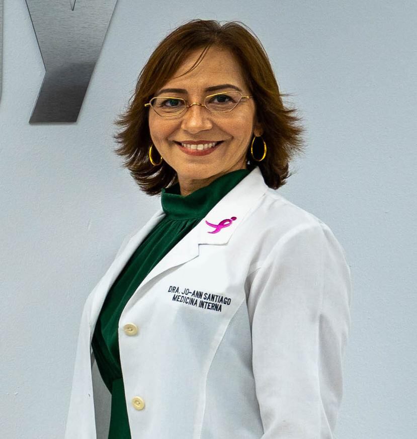 Doctora Jo Ann Santiago, especialista en medicina interna y miembro de la Junta de Directores de Susan G. Komen Puerto Rico.