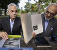 Al cumplir ambos 80 años, Luis Rivera Pagán (izquierda) y Wilfredo Estrada Adorno (derecha) comparten momentos de su amistad de más de medio siglo, e invitan a un pase del batón en la teología puertorriqueña