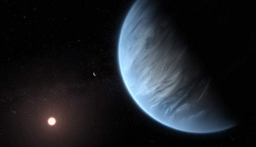 K2-18b fue hallado por primera vez en 2015 y, desde entonces, se convirtió en uno de los exoplanetas más prometedores para buscar huellas de agua (NASA).