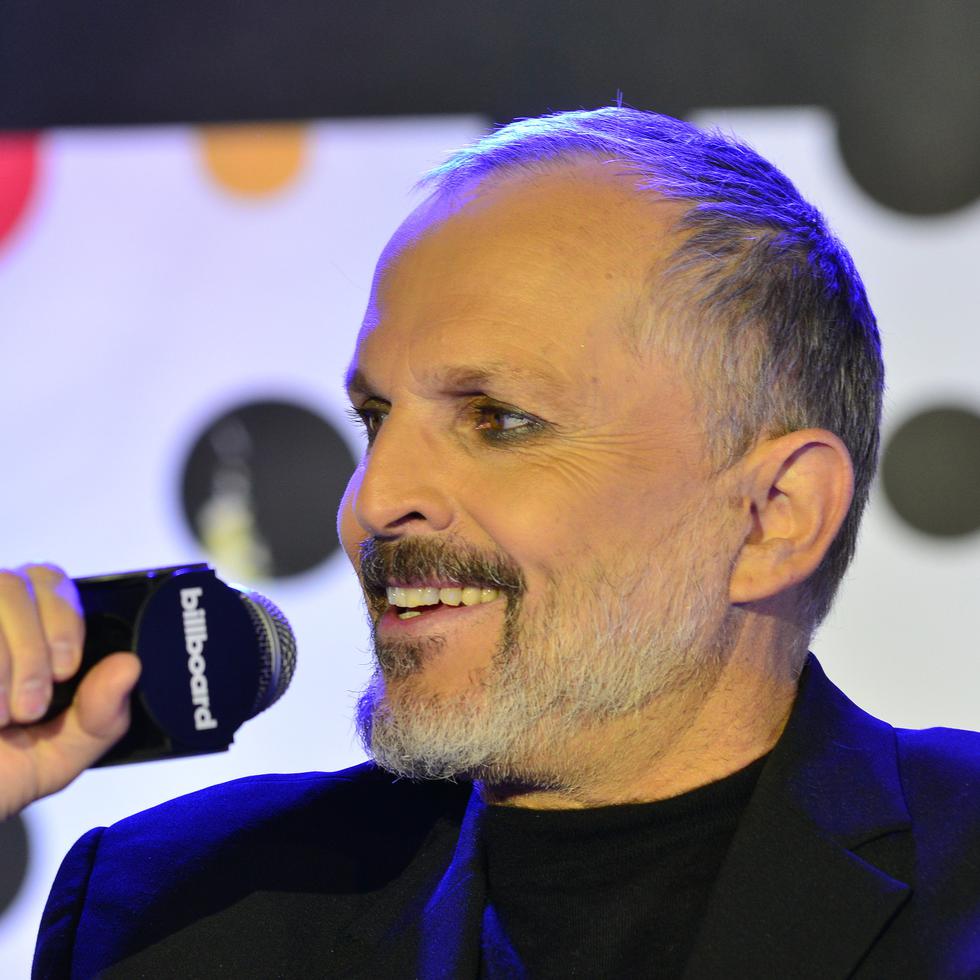 El cantante español Miguel Bosé.