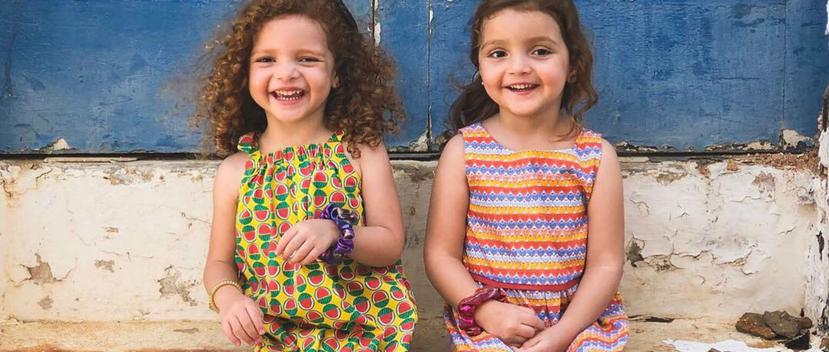 Annabelle Vélez y Anna Hernández son las diseñadoras de la línea de ropa de niños Sandía. (Fotos: Suministradas)