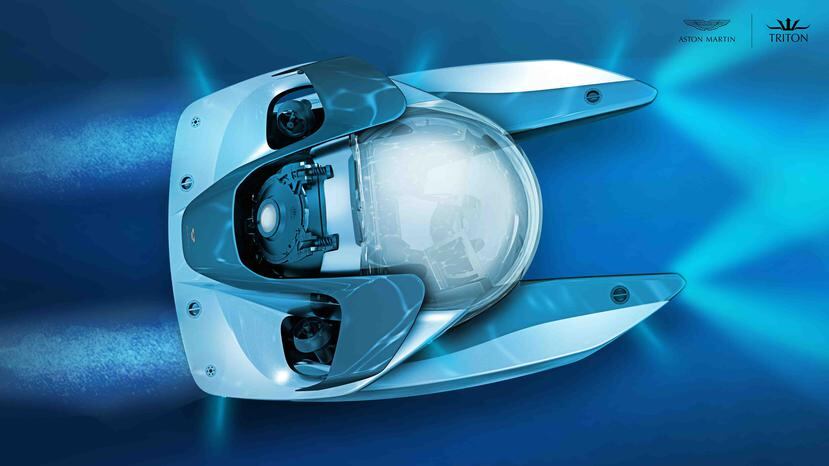 El Proyecto Neptuno, de Aston Martin, fue confeccionado en conjunto con Triton Submarines, con sede en Florida.