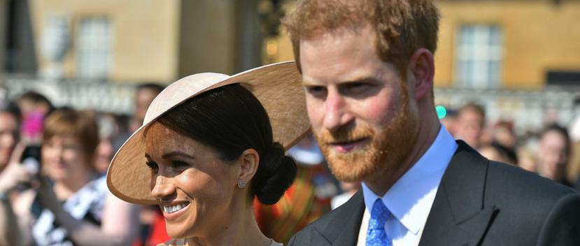Esta es la primera ocasión en la que el príncipe Harry y su esposa, Meghan, acuden a un acto oficial como duques de Sussex. (Foto: AP)