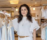 La diseñadora Lori Riollano se especializa en la creación de ropa para niños.