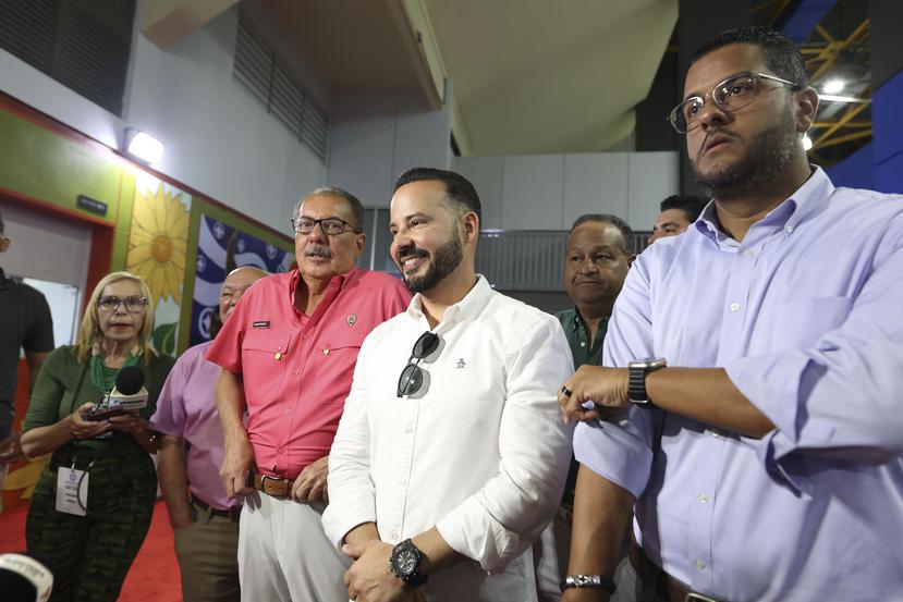 Luis Javier Hernández (centro) junto a Juan Zaragoza y Jesús Manuel Ortiz. 