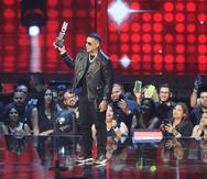 Daddy Yankee durante los Premios Tu Música Urbano.  (tonito.zayas@gfrmedia.com)