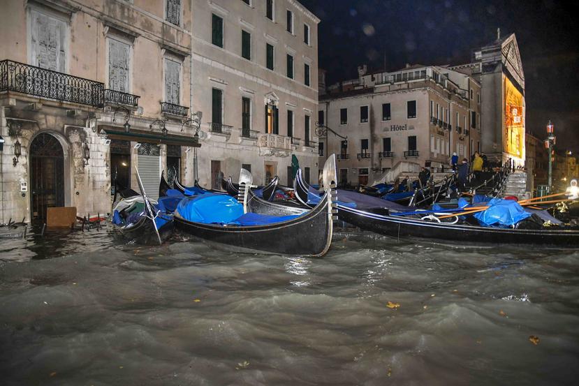 La ocupación hotelera en Venecia cayó a un 50% tras las inundaciones de este año. (AP)