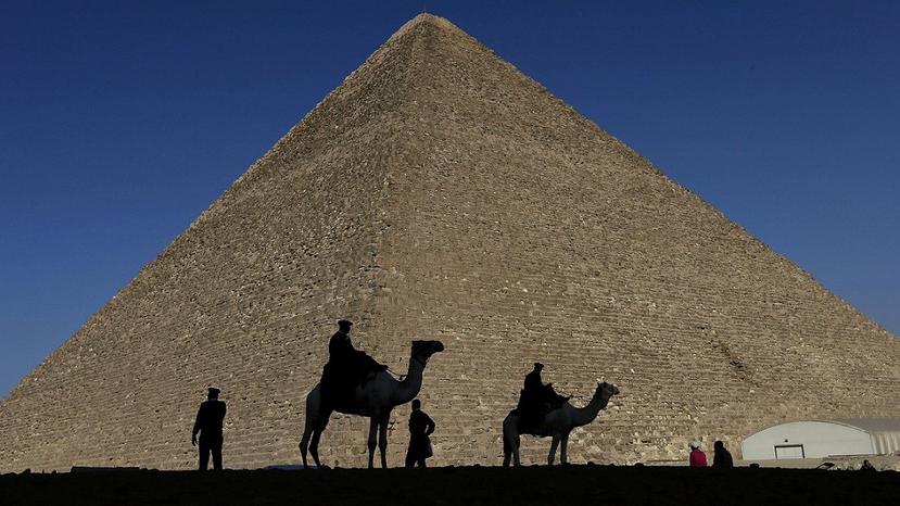 Un nuevo hallazgo fue descubierto en la Gran Pirámide. (AP)