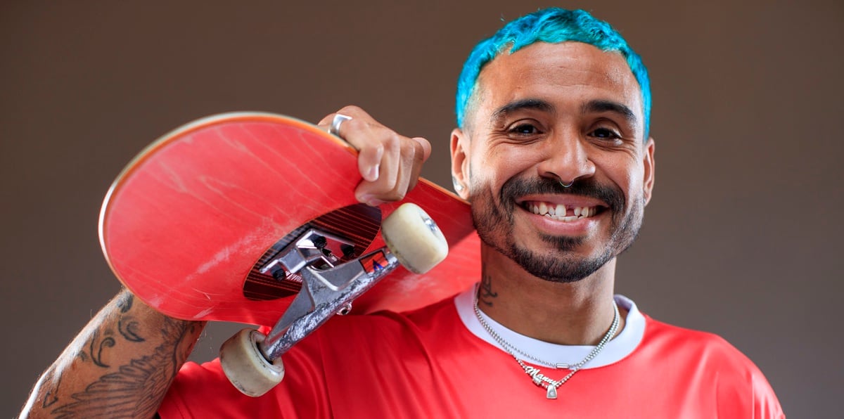 Manny Santiago (patineta - skate) nos representará en esta nueva disciplina olímpica.