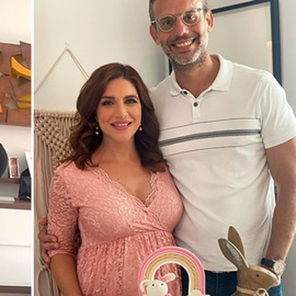 La periodista Katiria Soto y su esposo Humberto Guzmán disfrutaron del "baby shower".