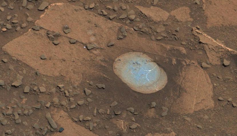 Este curioso fenómeno se registra cada dos años en Marte (NASA).