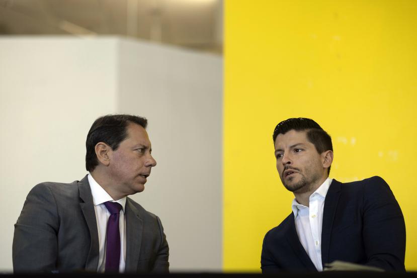 Juan Dalmau, izquierda, y Manuel Natal continúan sus conversaciones en torno a una alianza electoral para 2024.