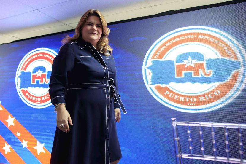 La presidente del Partido Republicano en Puerto Rico, Jenniffer González. (GFR Media)