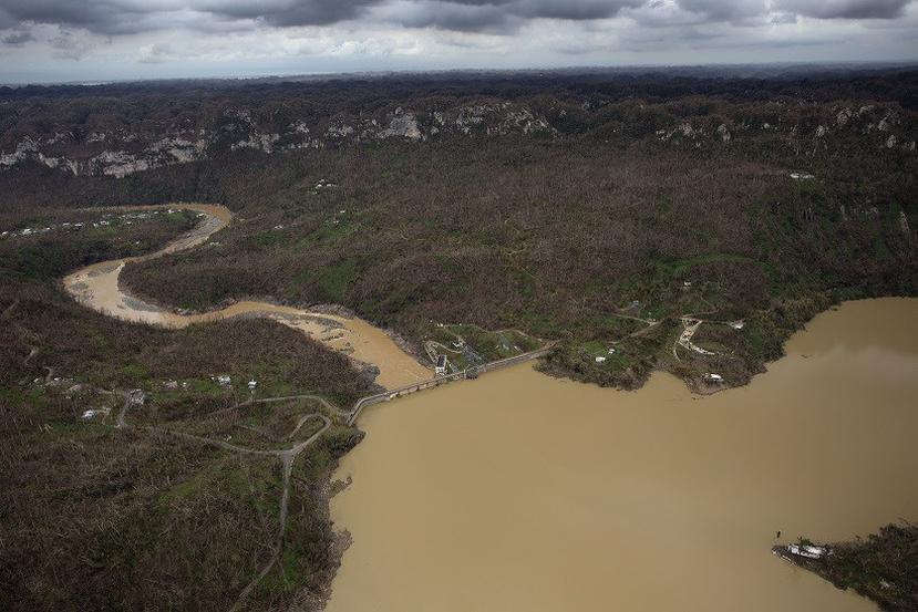 El azote del huracán María afectó las costas, bosques y manglares de Puerto Rico. (AP)