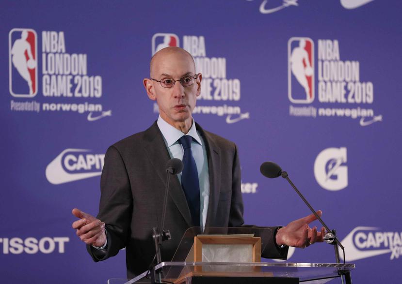 Adam Silver, comisionado de la NBA. (AP)