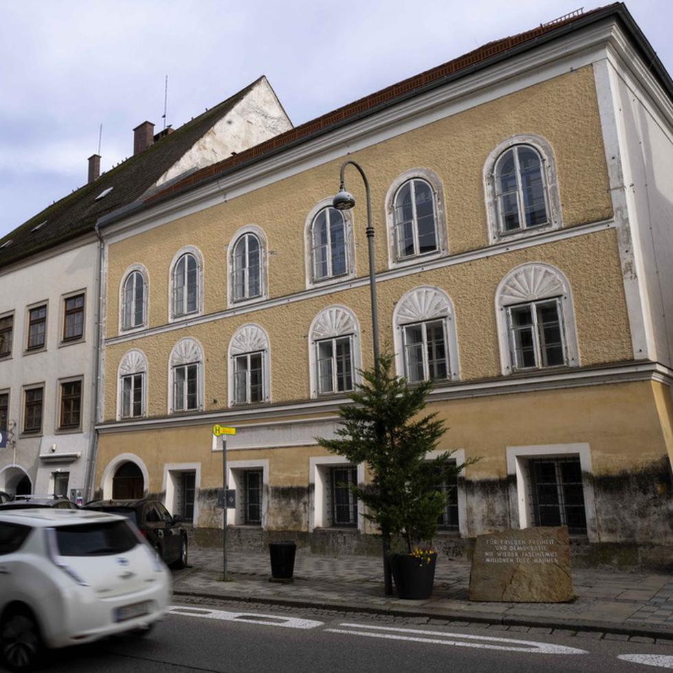 Esta sería la casa donde nació Adolf Hitler, en Braunau, Austria.
