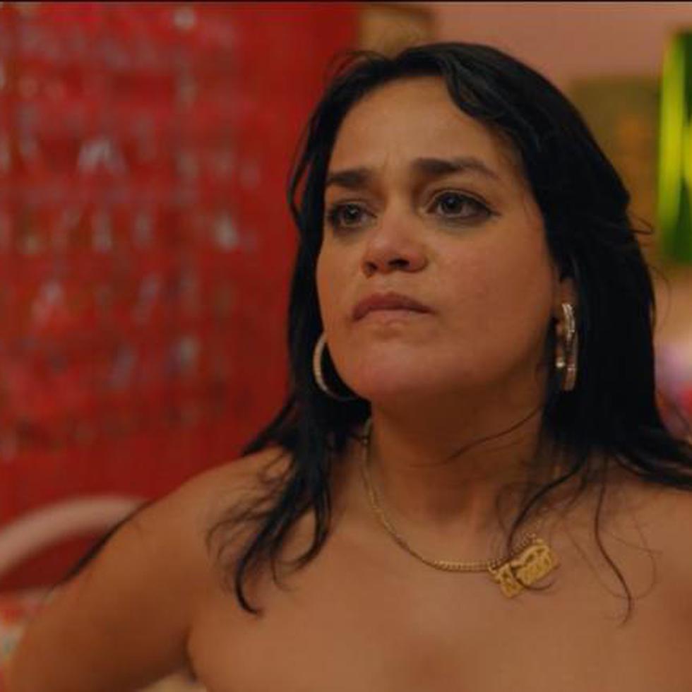 Lourdes Quiñones en una de las escenas del filme.