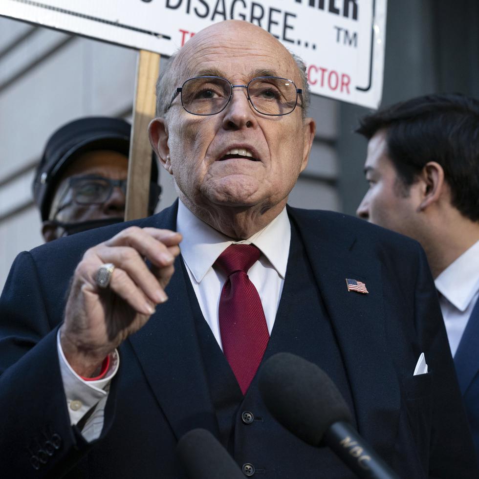 Entre ellos, se encuentra Rudy Giuliani, exalcalde de Nueva York.