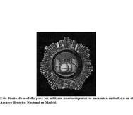 Diseño de medalla militar española para honrar soldados puertorriqueños