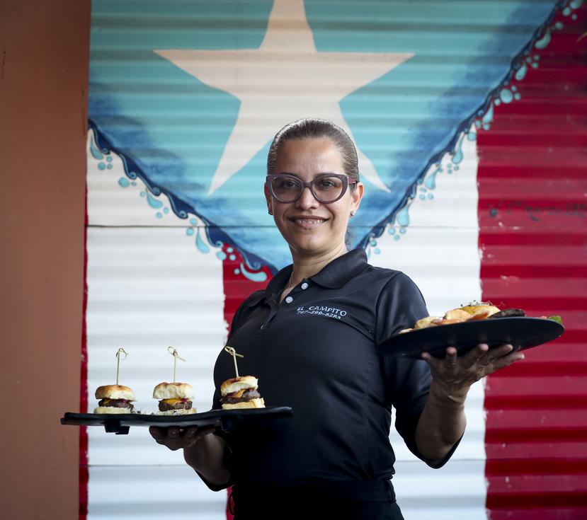 Maylín Seda, who manages the restaurant with her husband.