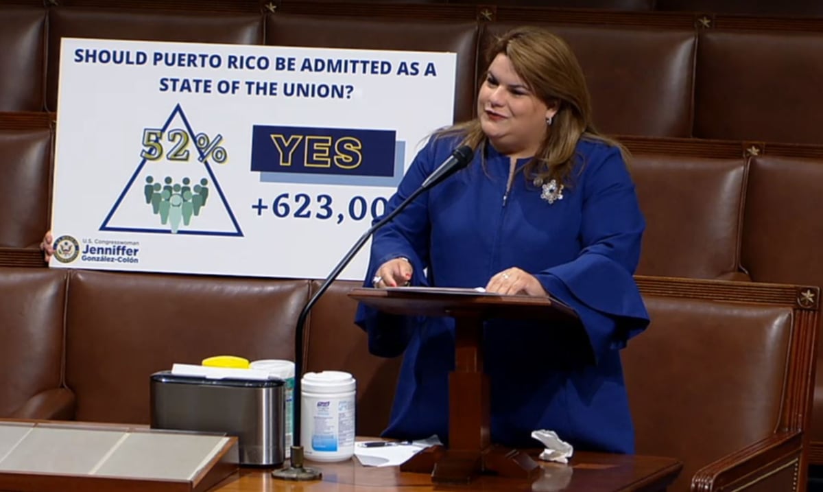 Jenniffer González and Charlie Rodríguez ask Joe Biden and Congress to allow Puerto Rico as a state 51