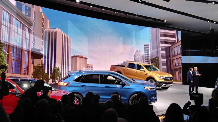 Presentación de los nuevos modelos de Ford durante el NAIAS, celebrado en Detroit.